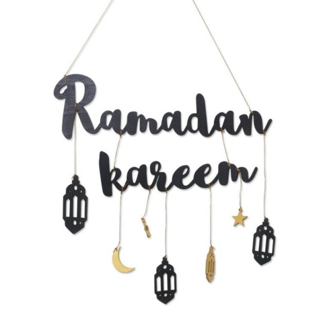 Holzdeko "Merhaba Ramadan" | Verschiedene Modelle