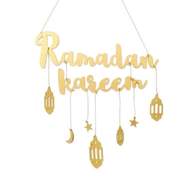 Holzdeko "Merhaba Ramadan" | Verschiedene Modelle