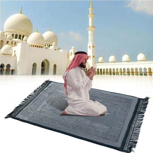 NEW VIP Thick Soft Muslim Islamic Prayer Mat Salat Musallah Prayer Rug tapis de priere islam Sajadah Praying Rug Carpet